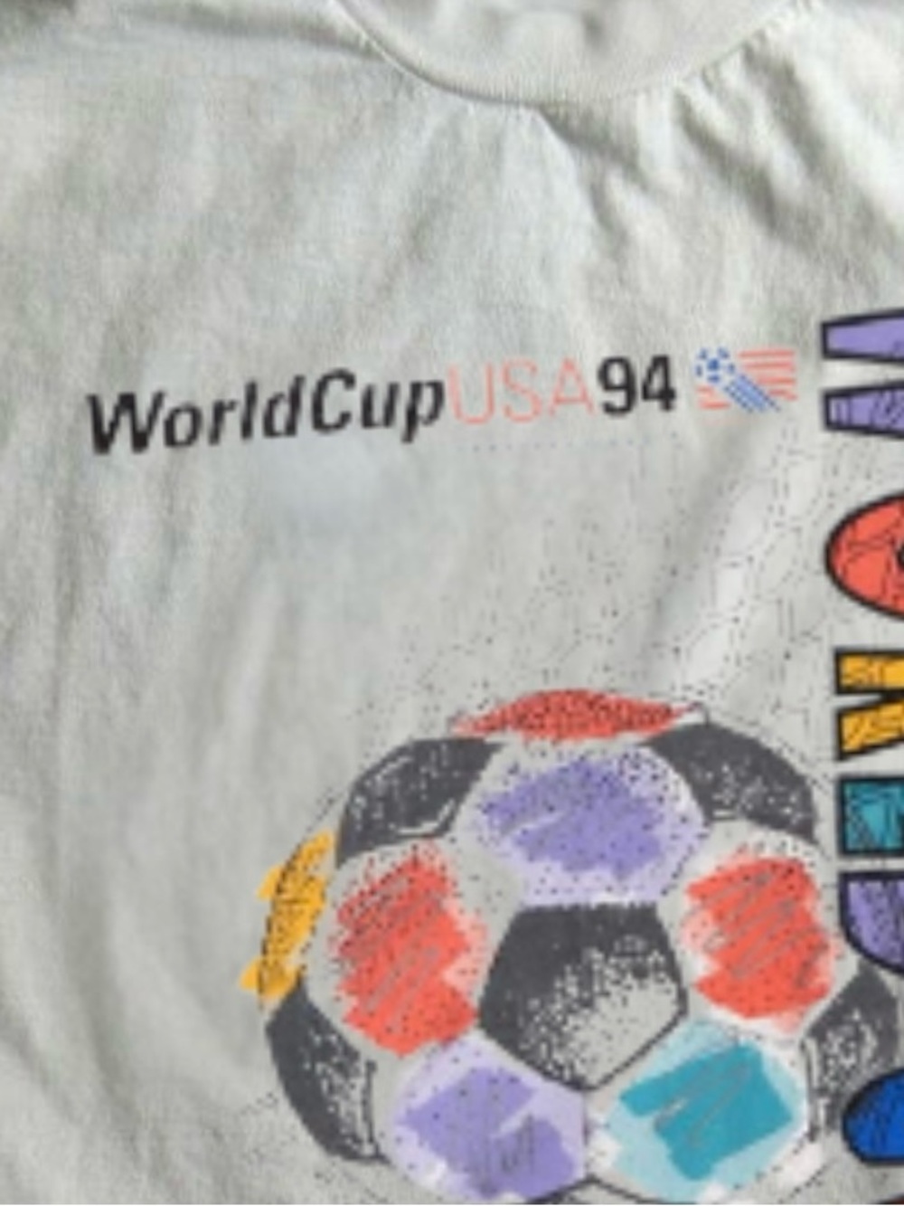 Gildan White World Cup USA 94 Graphic Tee - Picture 2 of 2